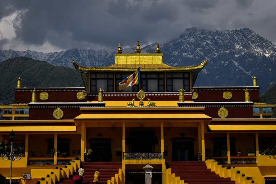 Gyuto Monastery at Sidhbari, below the Dhauladhar