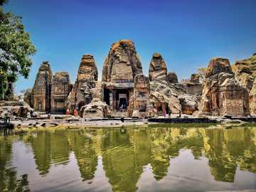 Masroor rock-cut temples
